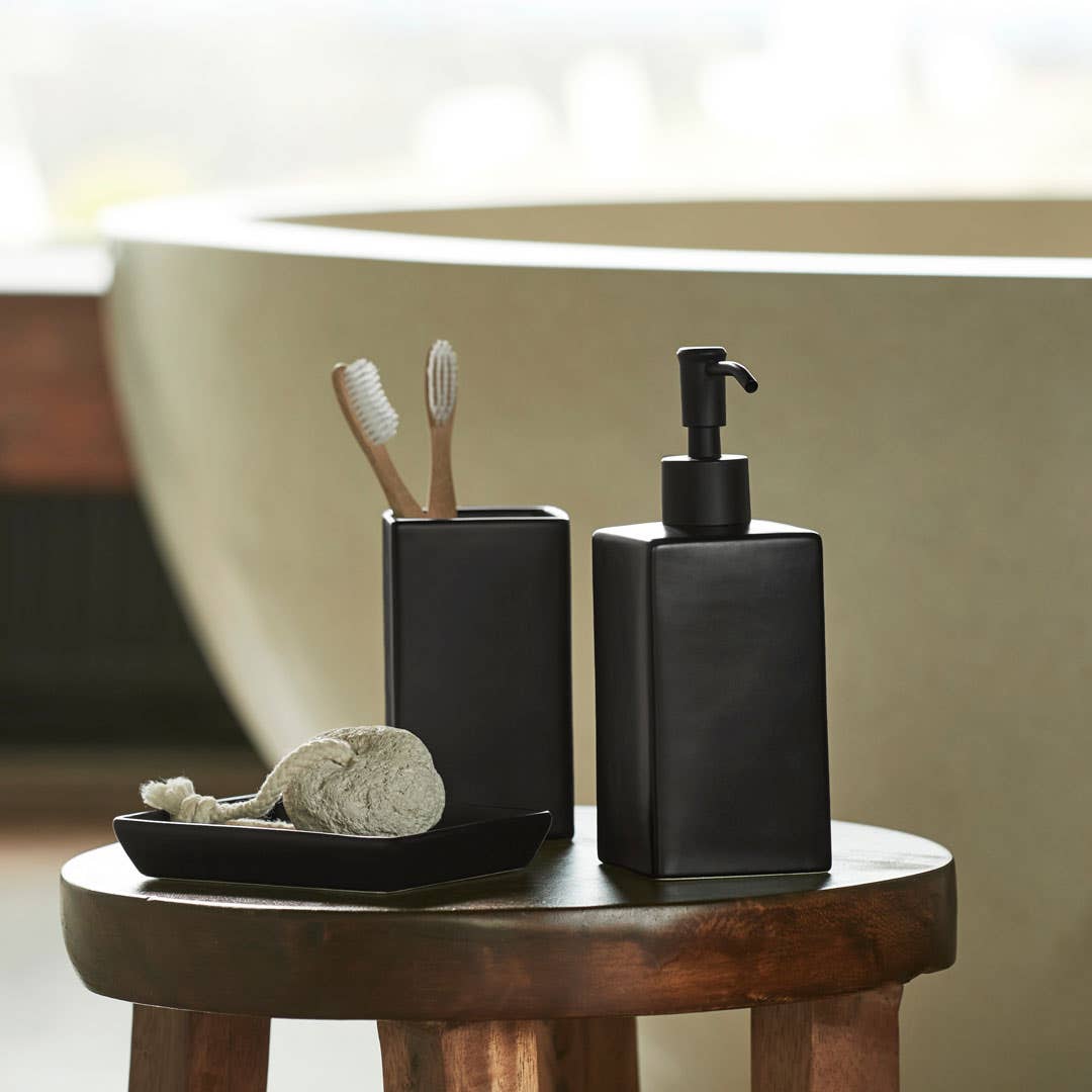 Dolomite Bathroom Accessories - Black