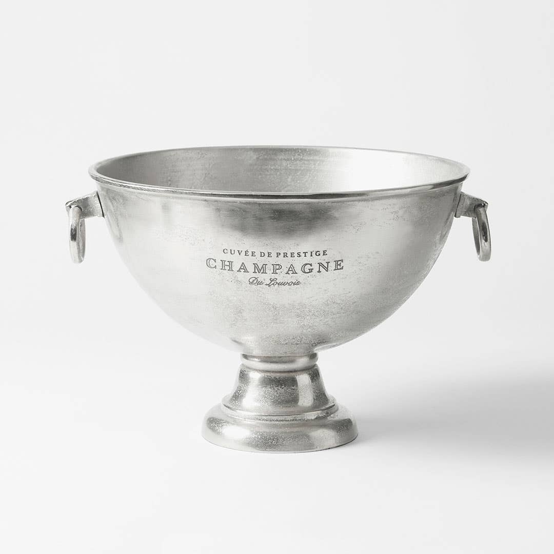 Round Champagne Bucket - Pewter