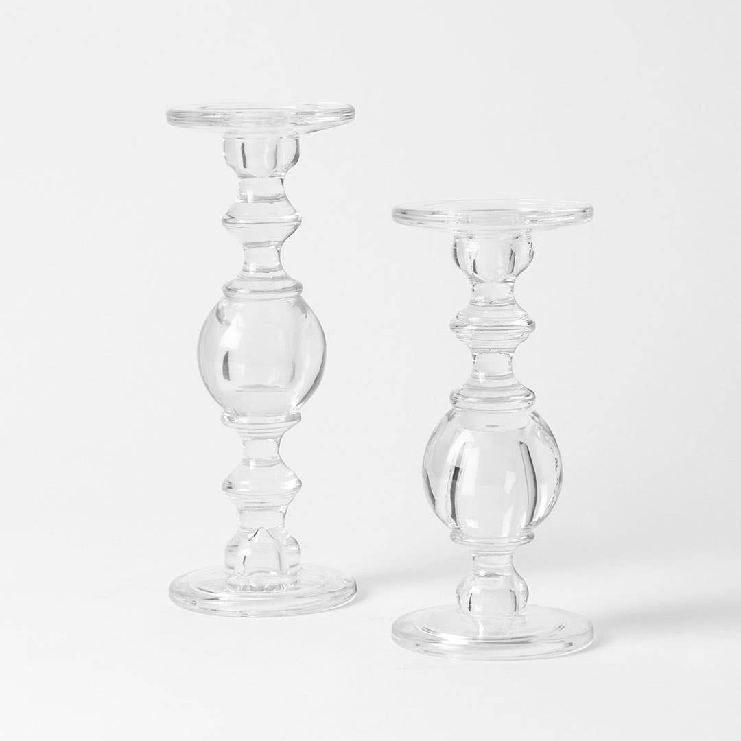 Glass Candle Sticks