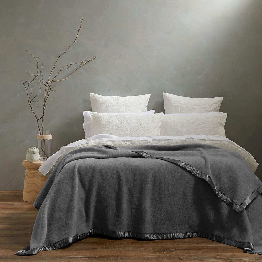 Cooper Woollen Blanket - Slate