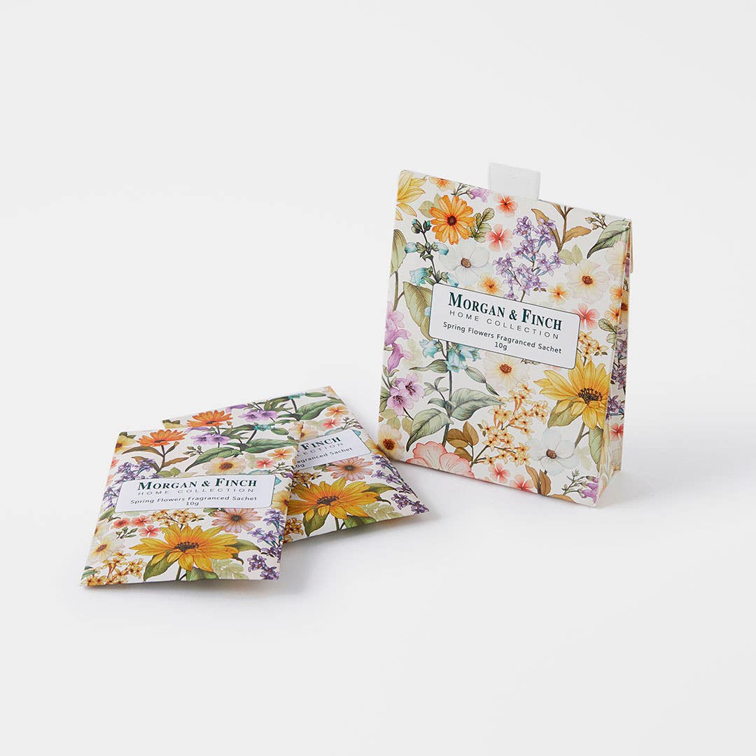 Spring Flowers Boxed Scented Sachet Set Of 4