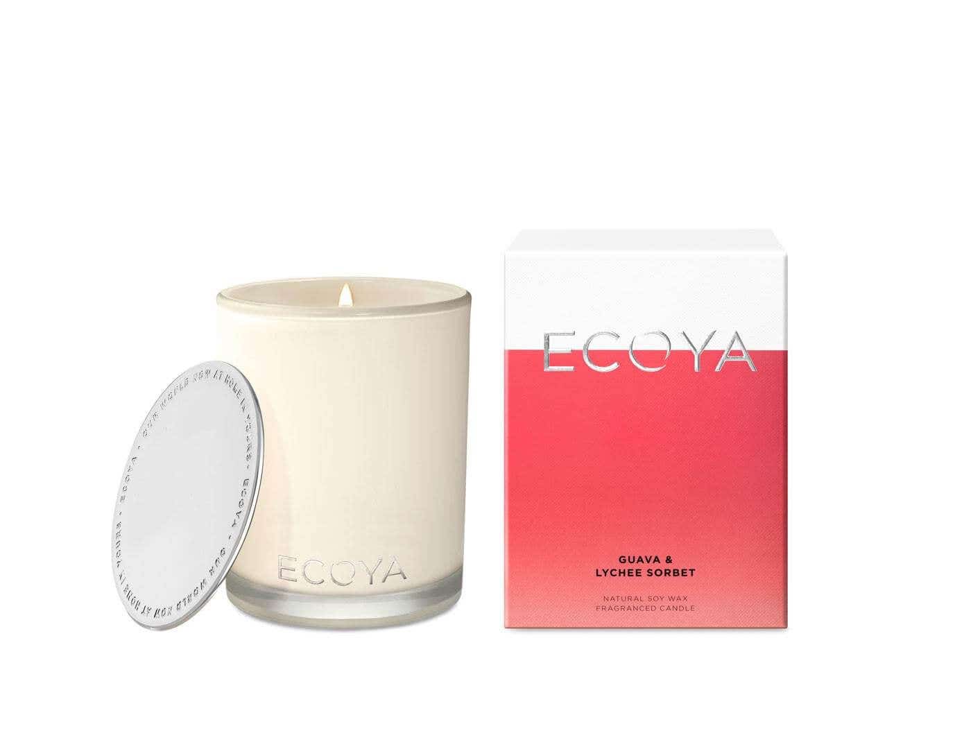 Ecoya Madison Jar Candle - Guava And Lychee Sorbet