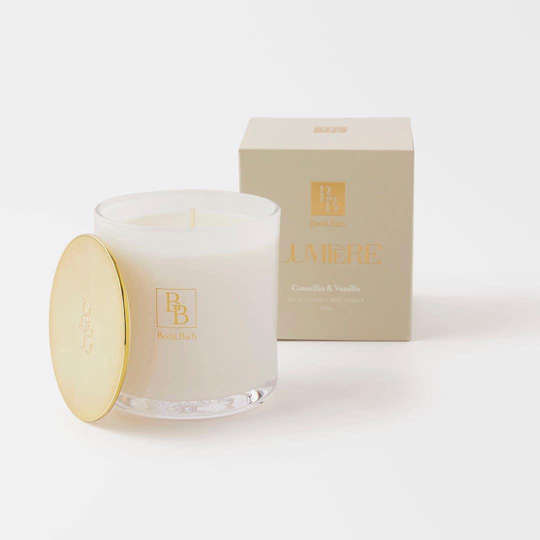 Lumiere Candle 385g - Camellia And Vanilla