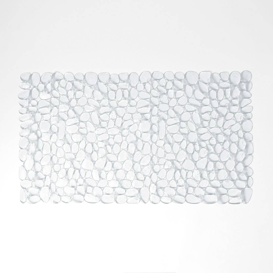 Pebble Spa Bath Mat - Clear